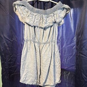 Light Blue Off-Shoulder Dress